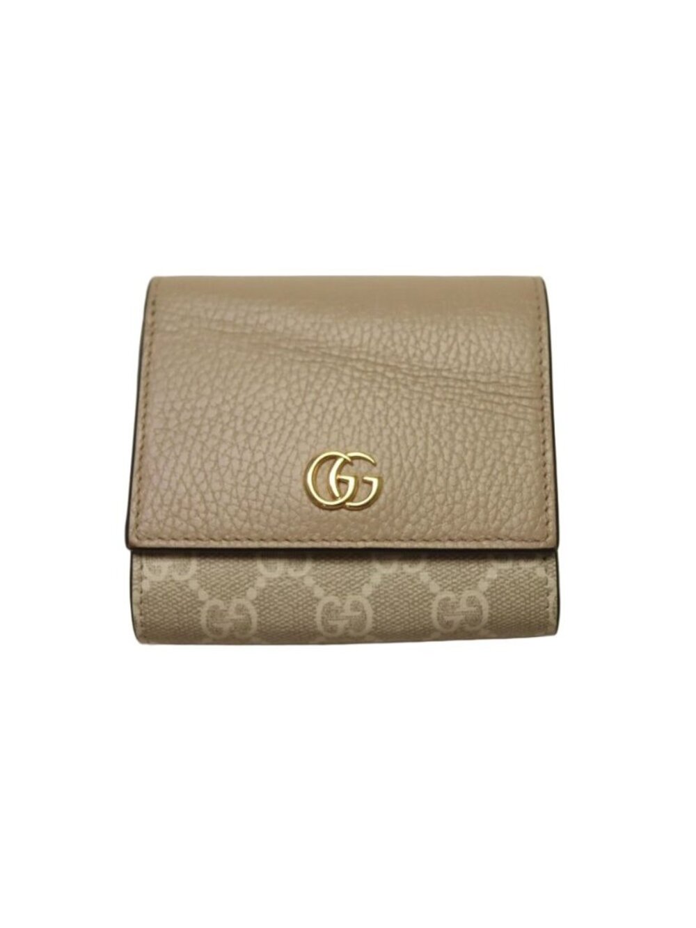 Gucci GG Marmont Supreme x Leather Bifold Wallet